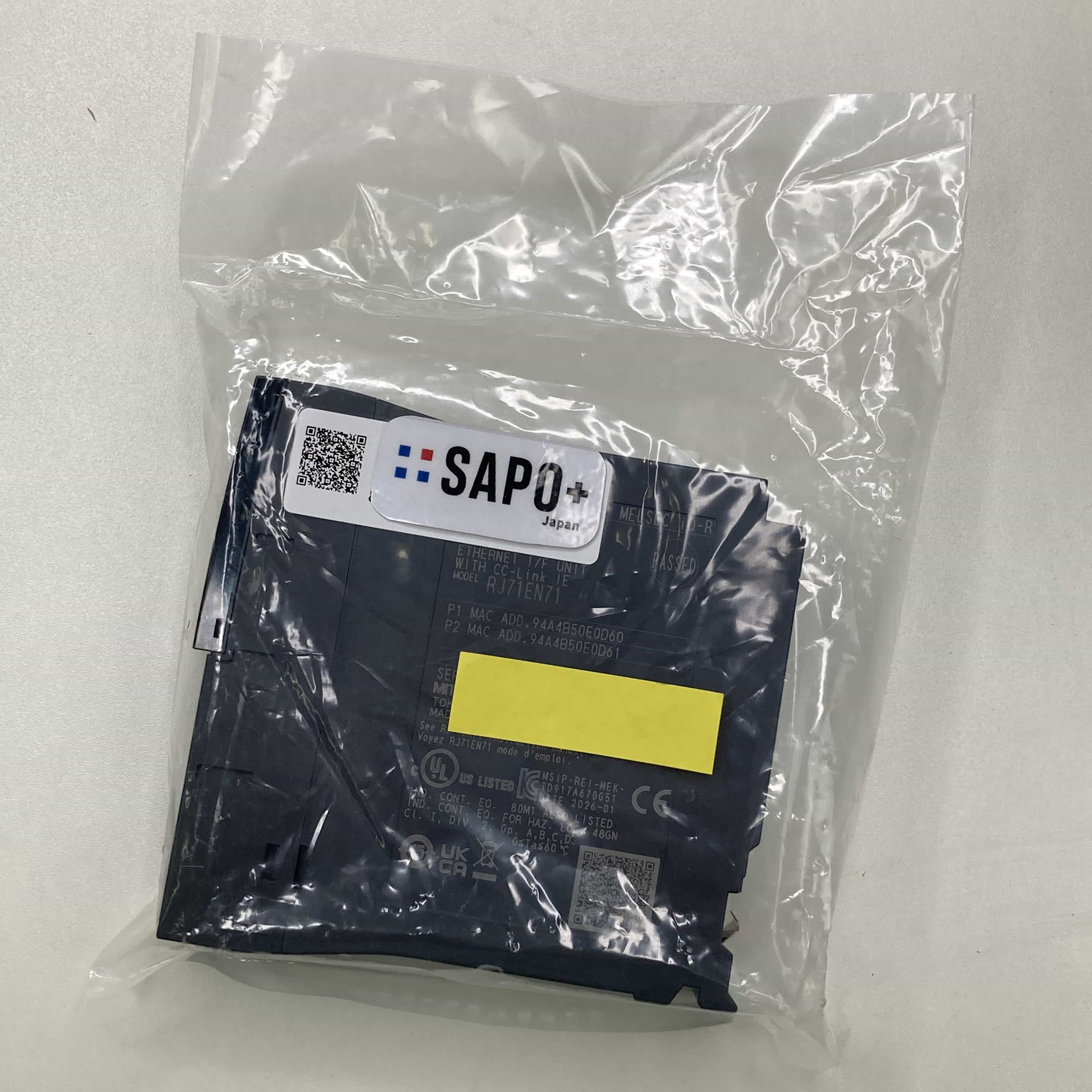 RJ71E71 2026年製 本体のみ Ethernetユニット（iQ-Rシリーズ：100Mbps